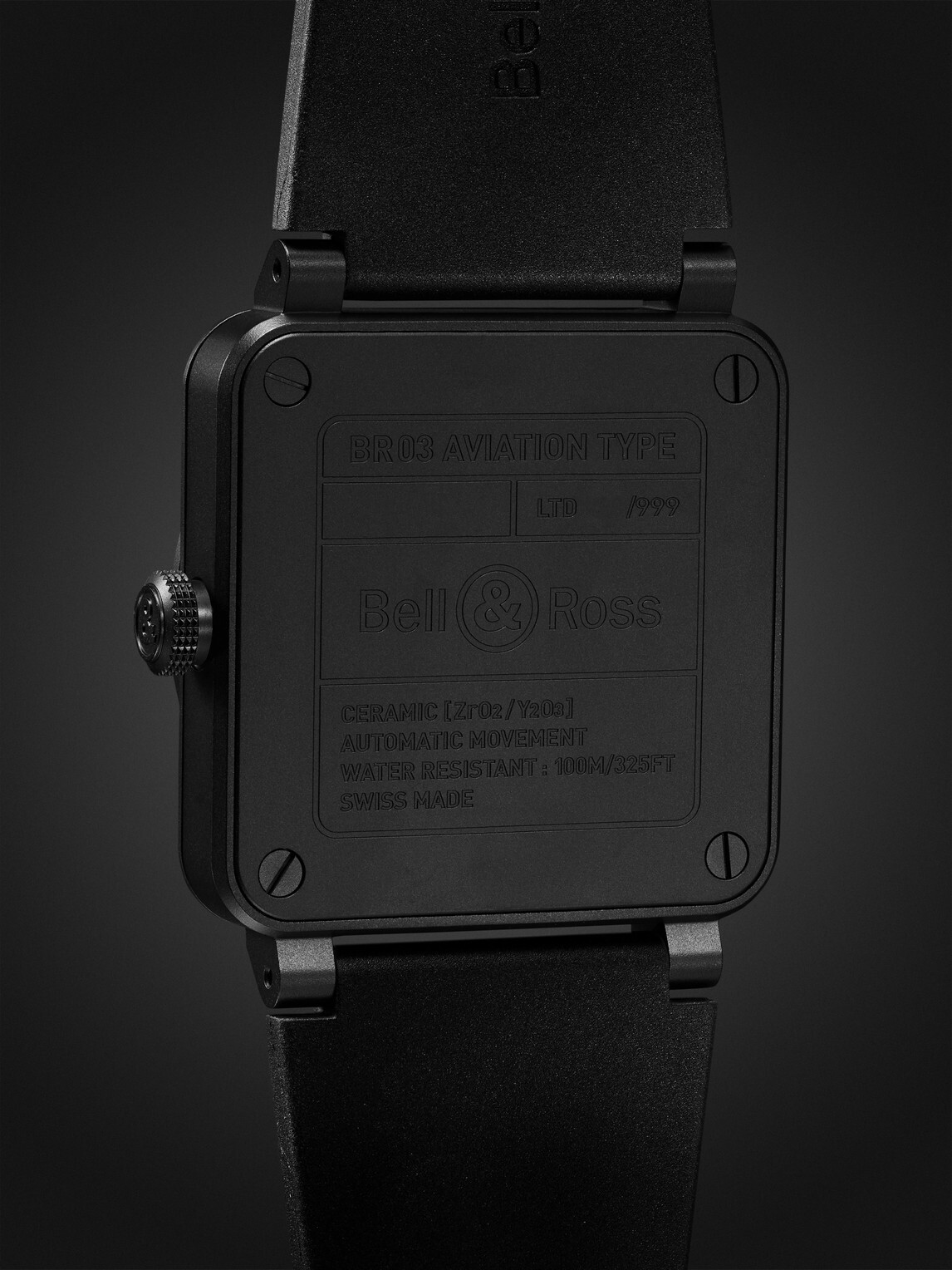 Bell & Ross - BR-03 Horizon Limited Edition Automatic Ceramic Watch, Ref. BR03A-HRZ-CE/SRB