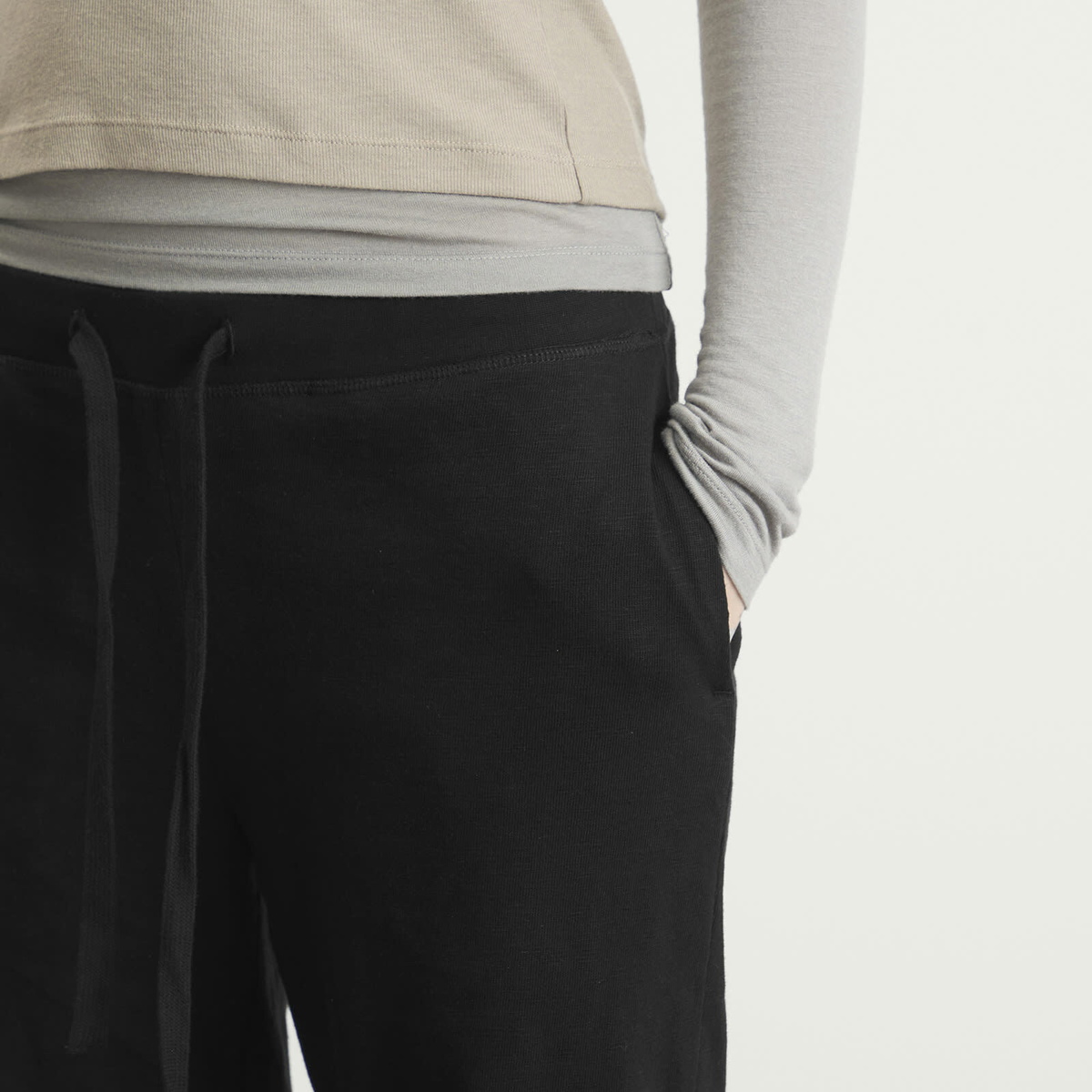 Entire Studios Women's Lowrise Pants in Black