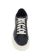 Puma Black And White Leather Sneakers