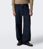 Auralee Silk wide-leg pants