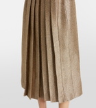 Emilia Wickstead Kalonice belted sequined tweed midi dress
