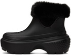 Crocs Black Stomp Boots