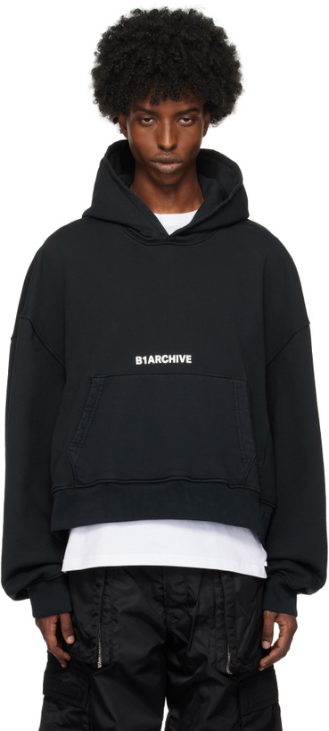 Photo: B1ARCHIVE Black Short Hoodie