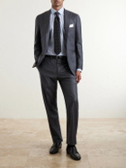 Kiton - Straight-Leg Wool Suit Trousers - Gray