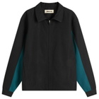 Metalwood Studio Men's Textured Tour Jacket in Black