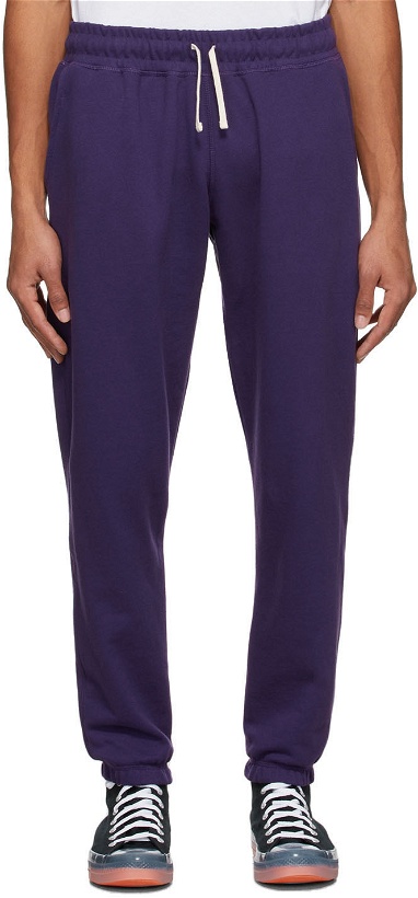 Photo: Bather Purple Organic Cotton Lounge Pants