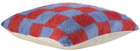 ZANKOV SSENSE Exclusive Blue & Red Rudy Cushion