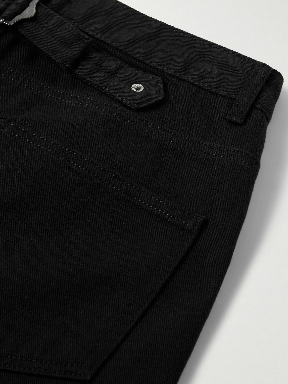 LE 17 SEPTEMBRE - Straight-Leg Denim Trousers - Black