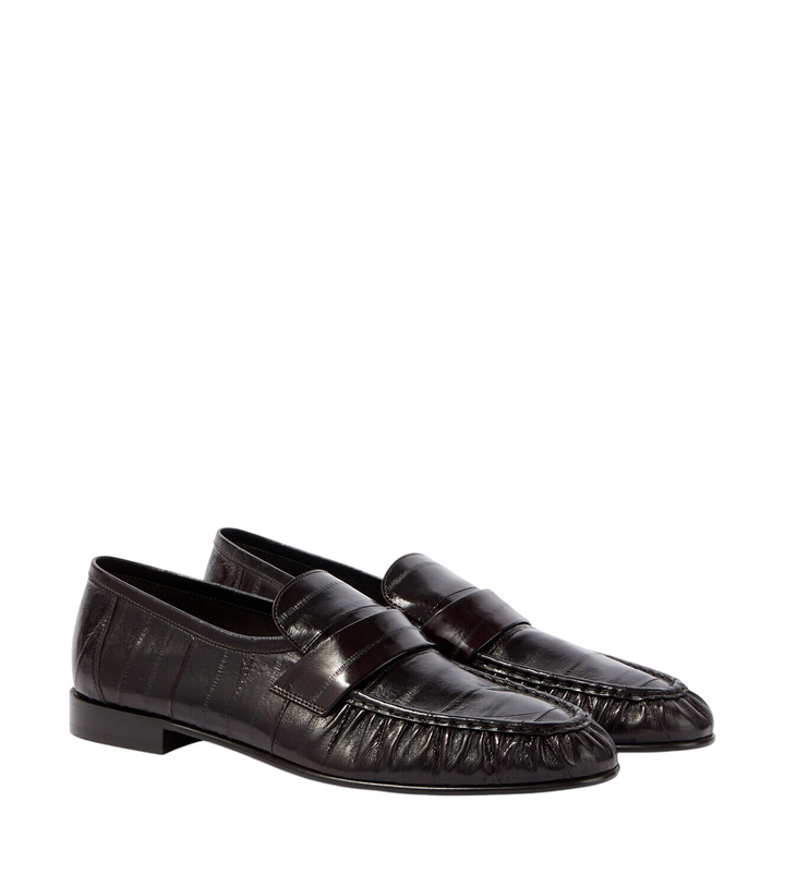Photo: The Row Soft eel leather loafers