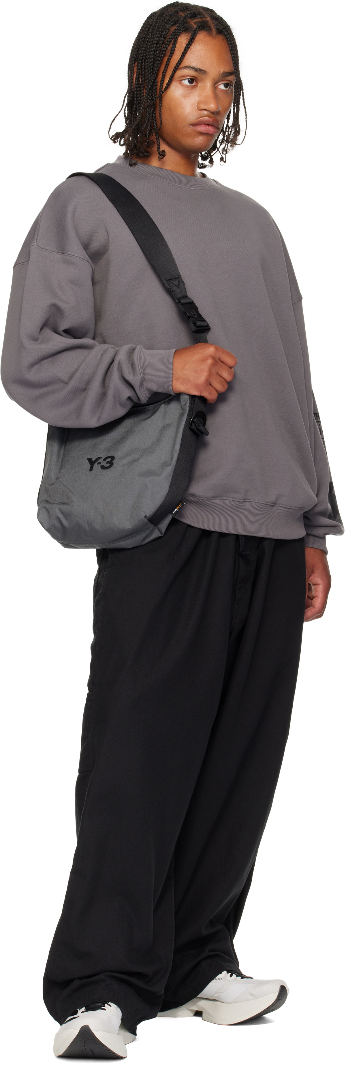 Y-3 Black 'Y-3' Small Crossbody Bag