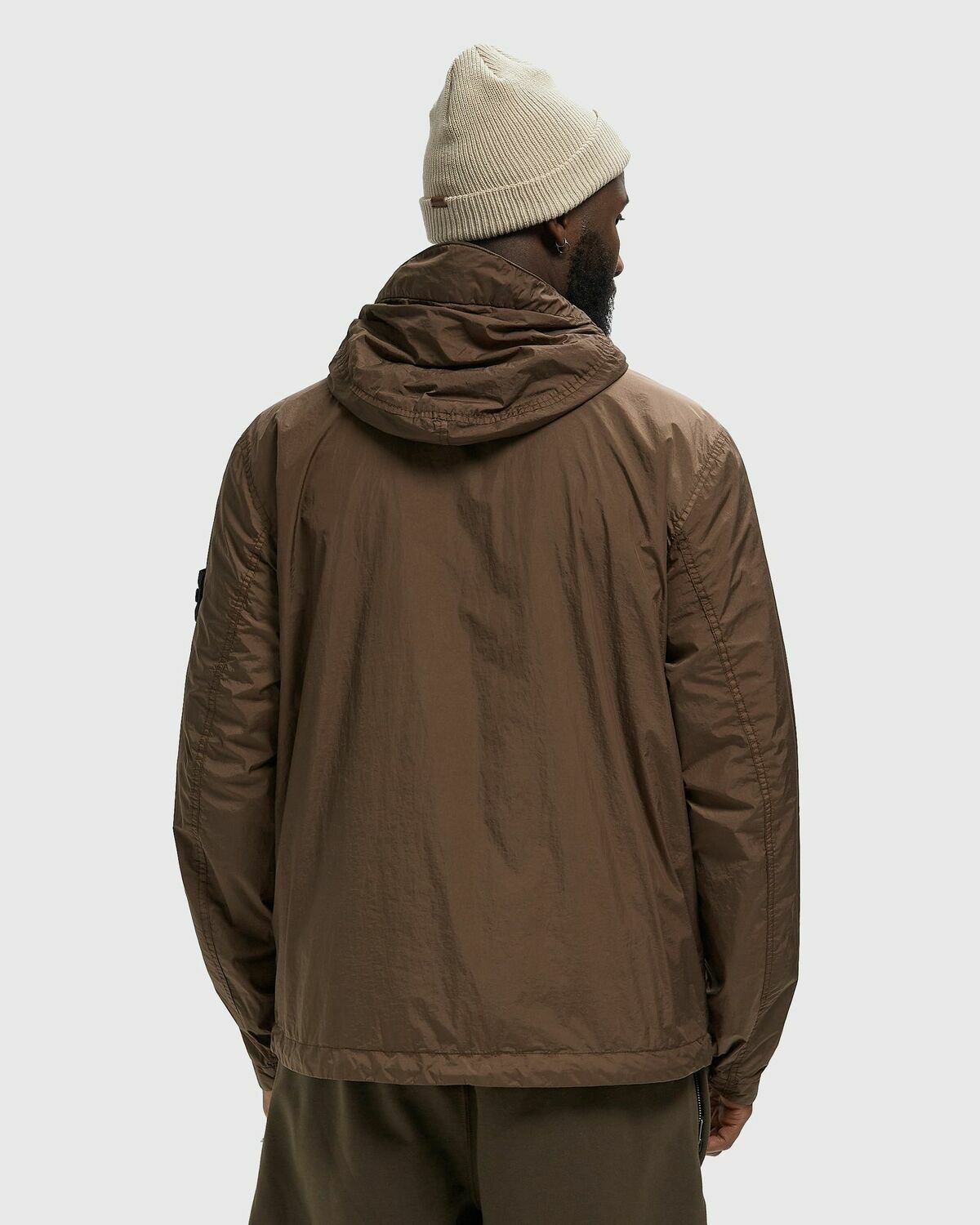 Stone Island JACKET Brown Mens Windbreaker Stone Island