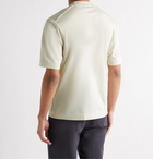 Dunhill - Cotton-Piqué T-Shirt - Neutrals