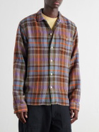 Polo Ralph Lauren - Checked Cotton-Waffle Shirt - Brown