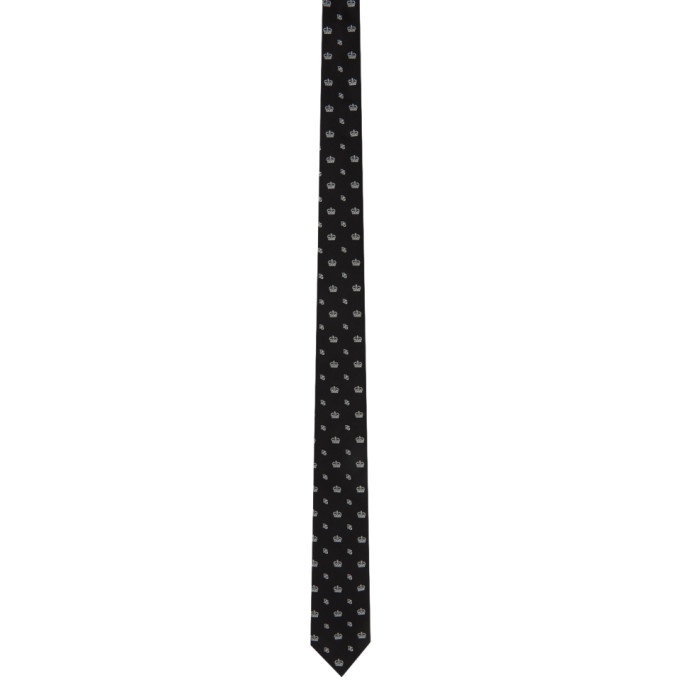 Photo: Dolce and Gabbana Black Silk Blade Tie