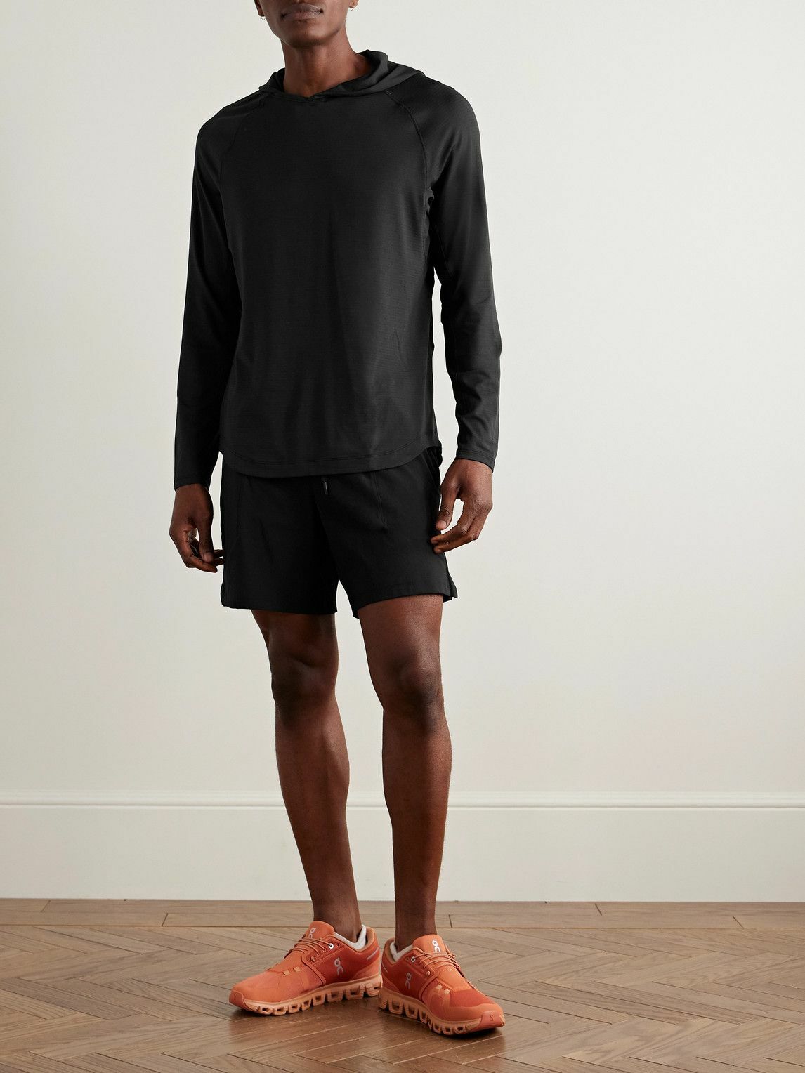 Lululemon - License to Train Stretch Recycled-Jersey Hoodie - Black