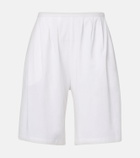 Khaite Poppy cotton Bermuda shorts