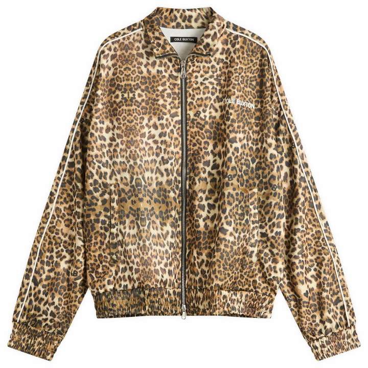 Photo: Cole Buxton Men's Piped Track Jacket in Leopard
