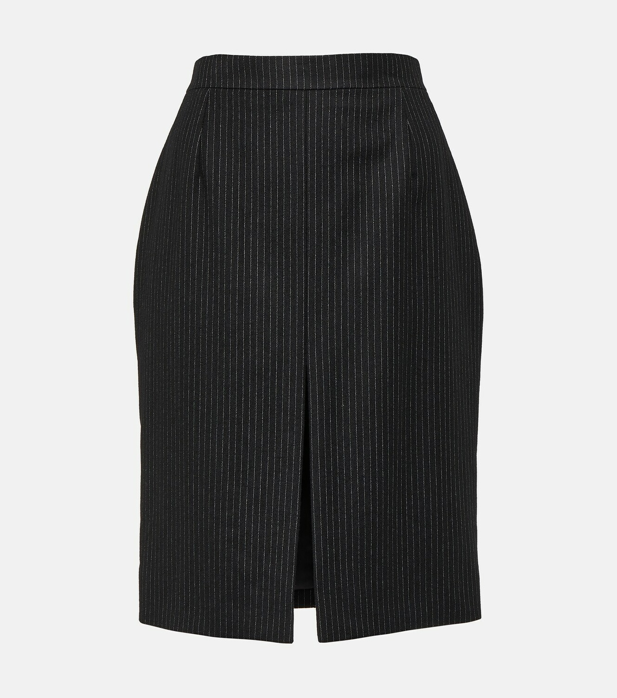 Saint Laurent Pinstriped wool pencil skirt Saint Laurent