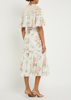 Needle & Thread Carla Floral-print Chiffon Midi Dress White And Multi