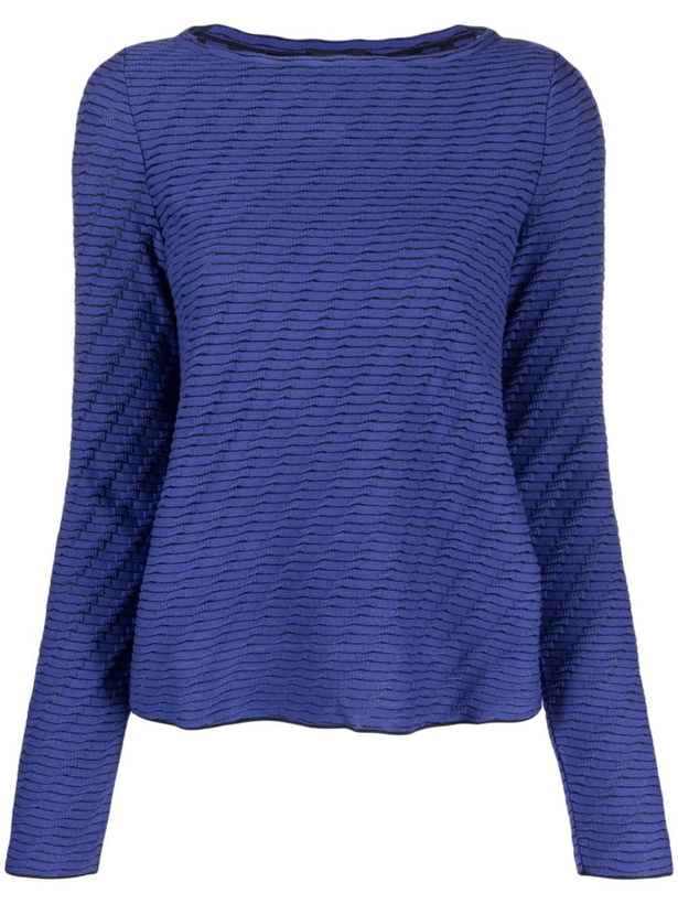 Photo: EMPORIO ARMANI - Jacquard Crewneck Jumper