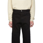 JW Anderson Black Low Pocket Jeans