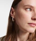 David Yurman DY Mercer® 18kt gold hoop earrings with diamonds