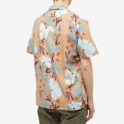 Paul Smith Men's Sea and Shells Vacation Shirt in Brown