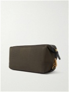 Mismo - Leather-Trimmed Canvas Wash Bag