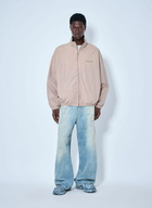 Acne Studios Logo Printed Zip-Up Jacket