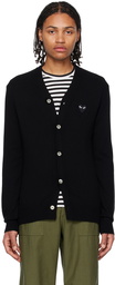 COMME des GARÇONS PLAY Black Heart Cardigan