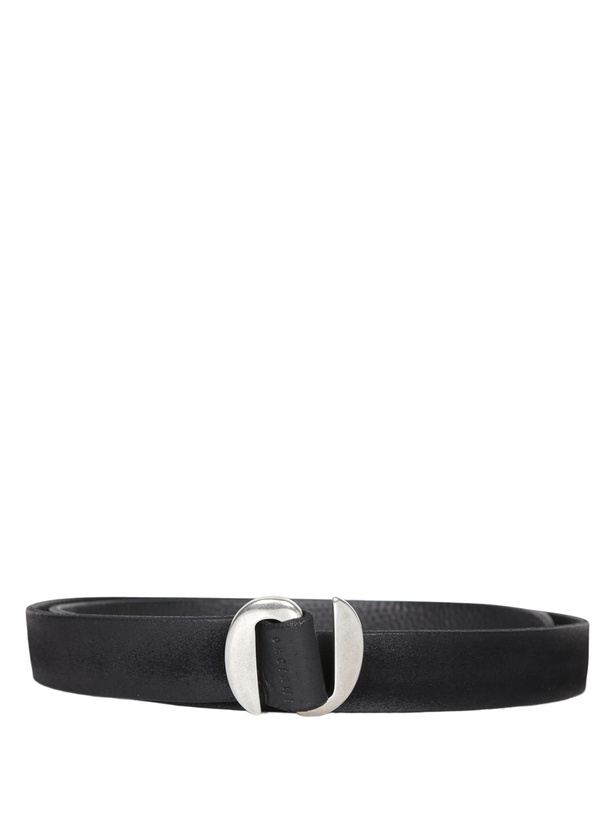 Photo: Orciani Suede Double Belt In Black