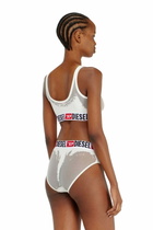 Diesel Bralette with sheer devoré effect - Bras Womens in White