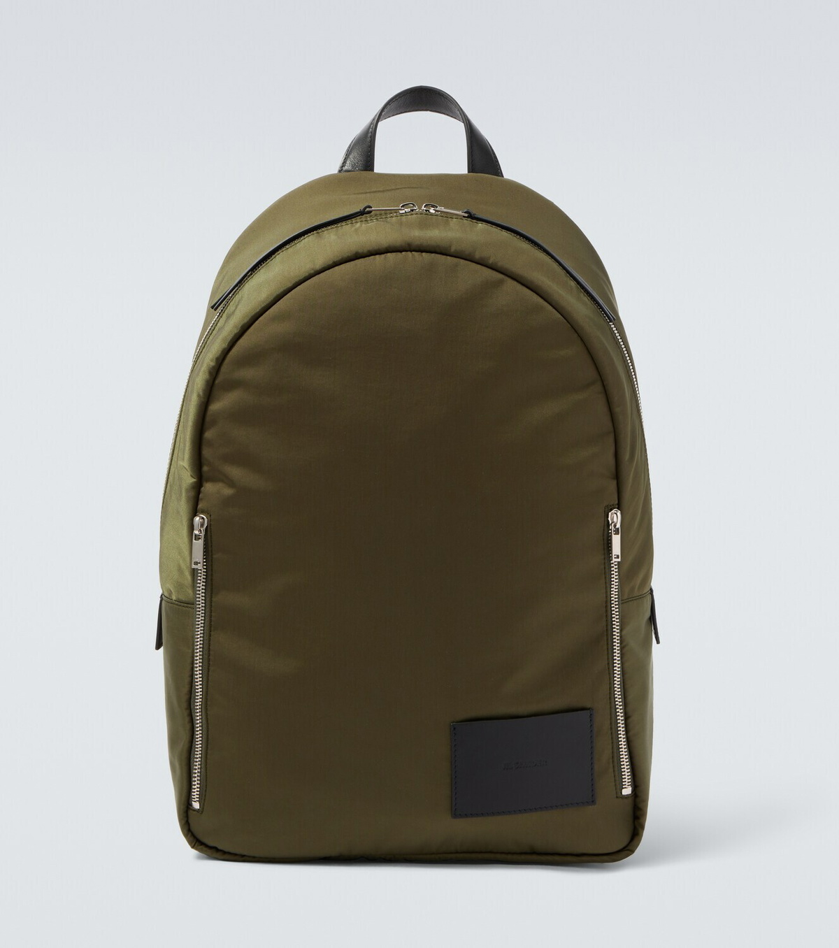 Jil Sander Leather-trimmed backpack