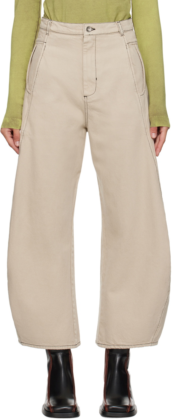 Henrik Vibskov Beige Shade Jeans