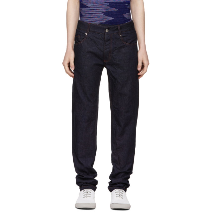 Photo: Missoni Blue Fitted Denim Trousers