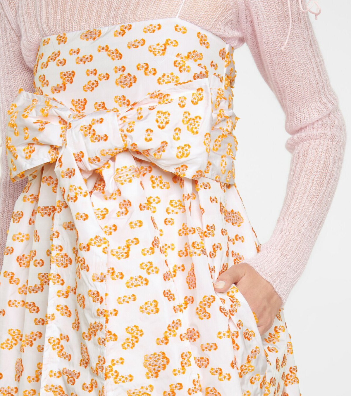 Cecilie Bahnsen Jilly floral fil coupé midi dress Cecilie
