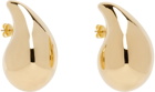 Bottega Veneta Gold Large Drop Earrings