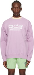 Sporty & Rich Purple USA Wellness Club Sweatshirt