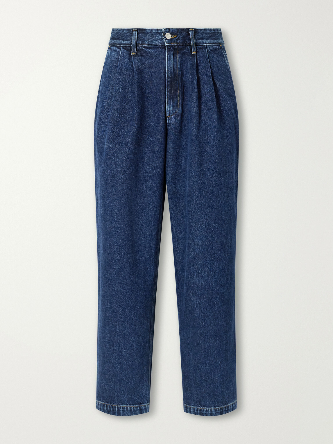 AGOLDE - Slater Straight-Leg Pleated Jeans - Blue