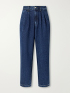AGOLDE - Slater Straight-Leg Pleated Jeans - Blue