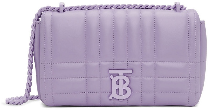 Photo: Burberry Purple Quilted Small Lola Bag
