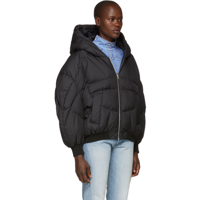 Chen Peng Black Down Double Layer Track Jacket