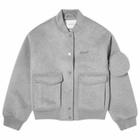 Axel Arigato Women's Orson Bomber Jacket in Grey Melange