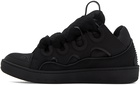 Lanvin Black Curb Sneakers