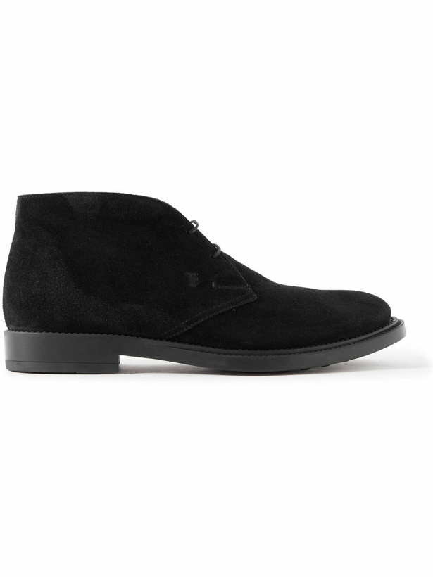 Photo: Tod's - Suede Chukka Boots - Black