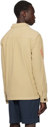 PS by Paul Smith Beige Embroidered Jacket