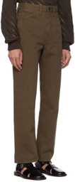 LEMAIRE Brown Seamless Jeans