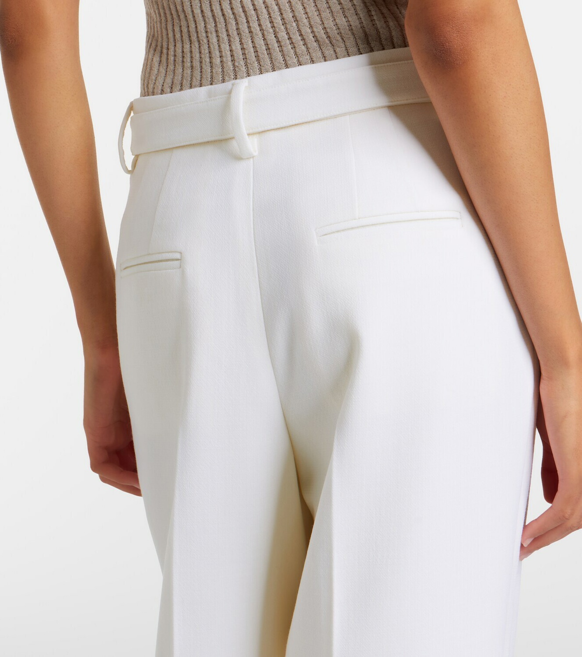 Gabriela Hearst Norman virgin wool wide-leg pants