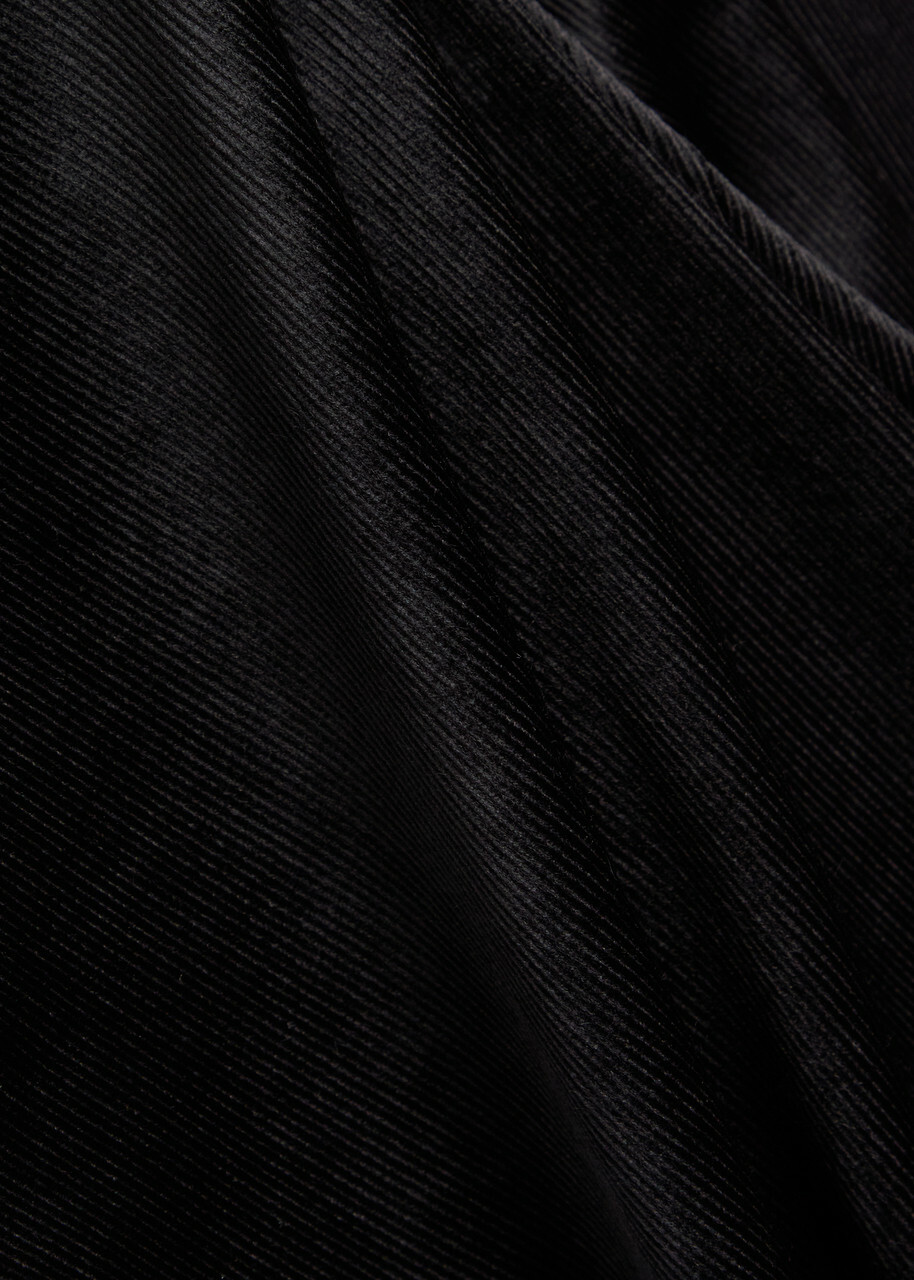 Vince Straight-leg Velvet Corduroy Trousers Black