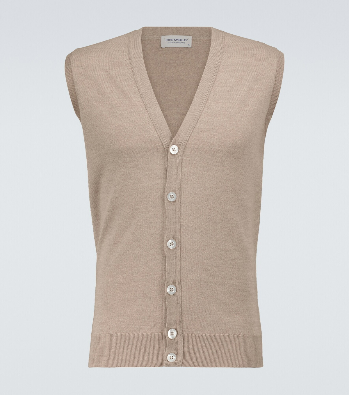 John Smedley - Stavely knitted wool vest